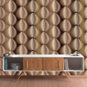 "Luxury 3D Abstract Pattern Wallpaper – Modern wall decor"