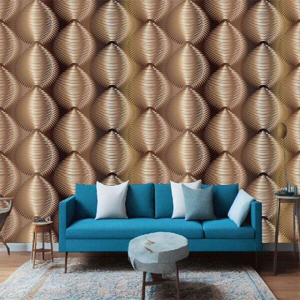 "Luxury 3D Abstract Pattern Wallpaper"