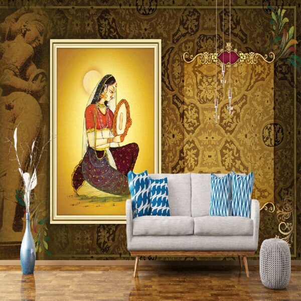 "Indian Heritage Art Wallpaper" - Image 6