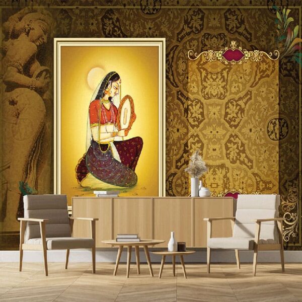 "Indian Heritage Art Wallpaper"