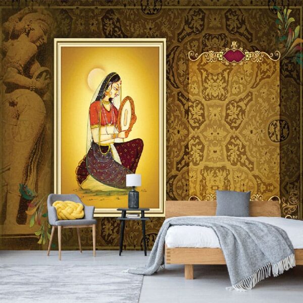 "Indian Heritage Art Wallpaper" - Image 3