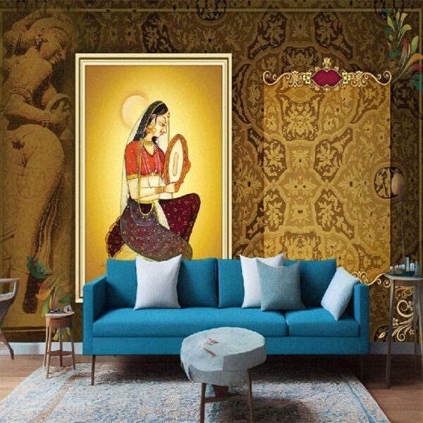 "Indian Heritage Art Wallpaper" - Image 2