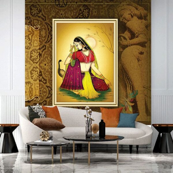 Heritage Ragini Art Wallpaper - Image 2