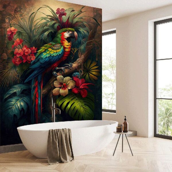 "Vibrant Palm Tree Wall Decor"