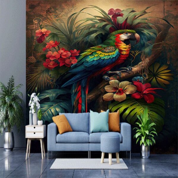 "Vibrant Palm Tree Wall Decor" - Image 4