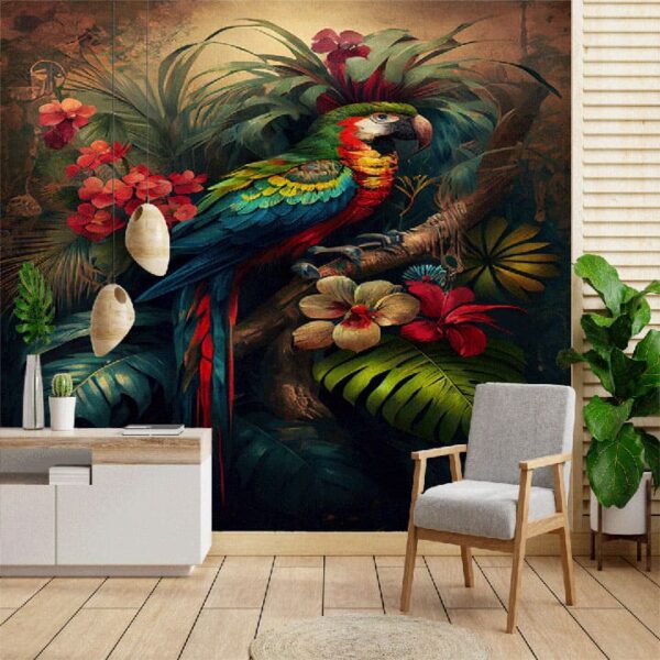 "Vibrant Palm Tree Wall Decor" - Image 3