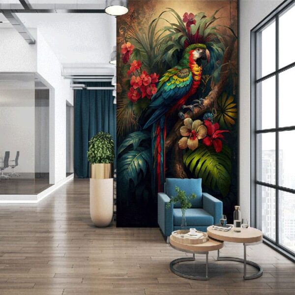 "Vibrant Palm Tree Wall Decor" - Image 2