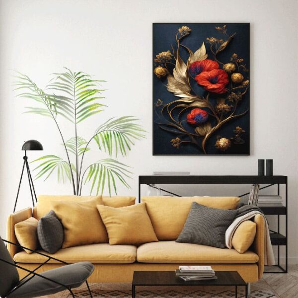 "Classic Floral Canvas Art for Home Decor" - Image 7