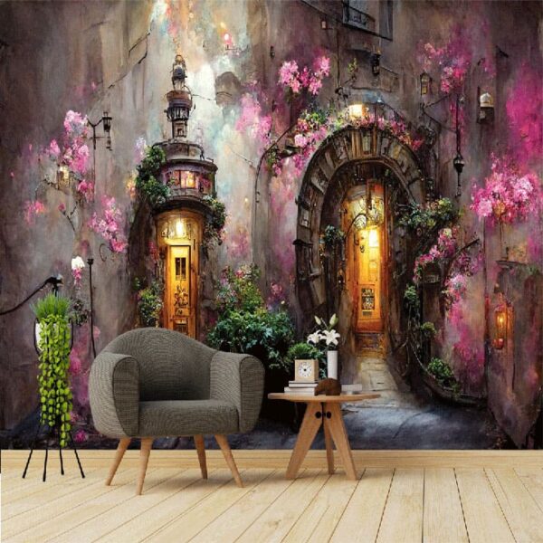 "Fantasy Doors in Urban Landscape" - Image 6