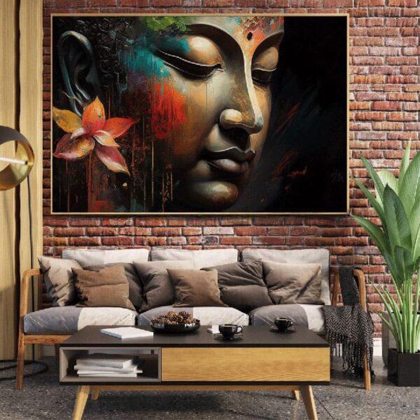 "Calm Buddha Canvas Wall Art for Peaceful Interiors" - Image 2