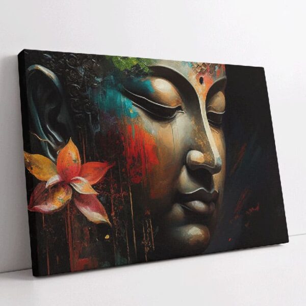 "Calm Buddha Canvas Wall Art for Peaceful Interiors" - Image 7