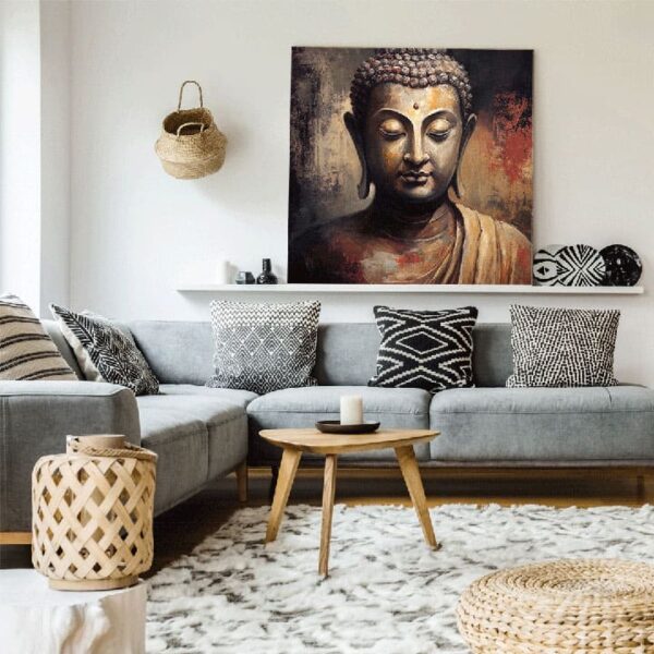 "Spiritual Buddha Meditation Canvas Art Decor" - Image 6