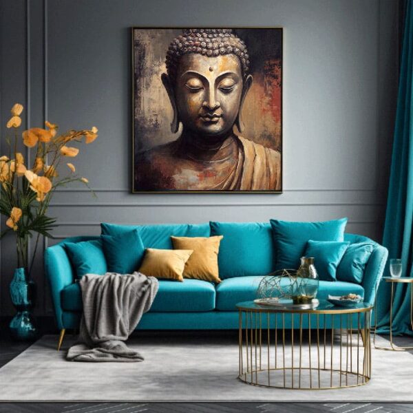 "Spiritual Buddha Meditation Canvas Art Decor" - Image 5