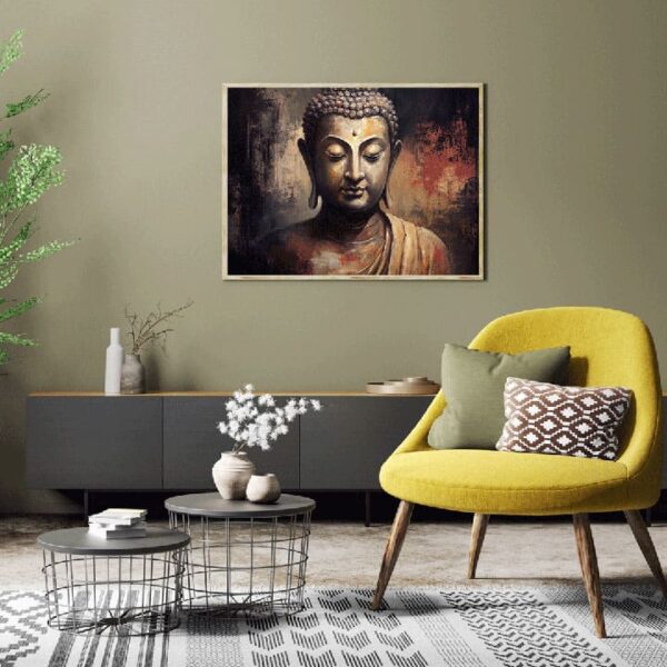 "Buddha Meditation Canvas Art for Tranquil Interiors" - Image 5