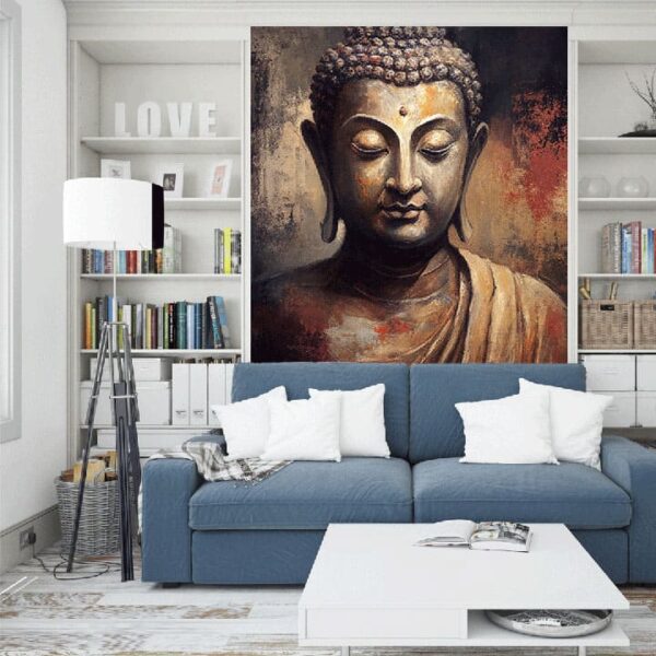 "Spiritual Buddha Meditation Canvas Art Decor" - Image 3