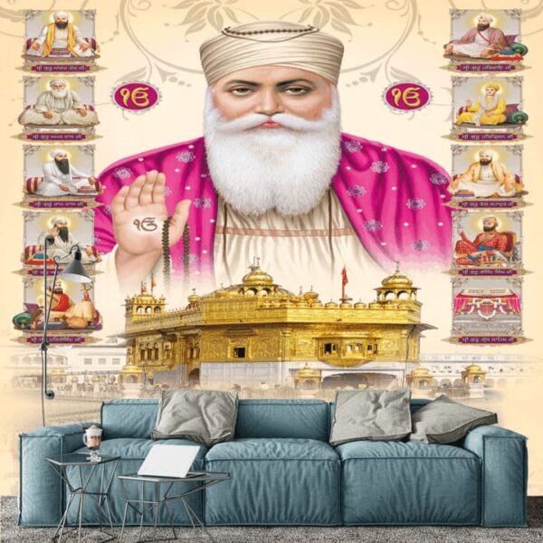 "Guru Nanak Golden Temple Wallpaper" - Image 4