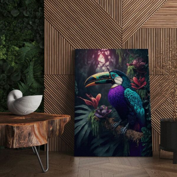 "Toucan Tropical Canvas Art for Modern Homes" - Image 7