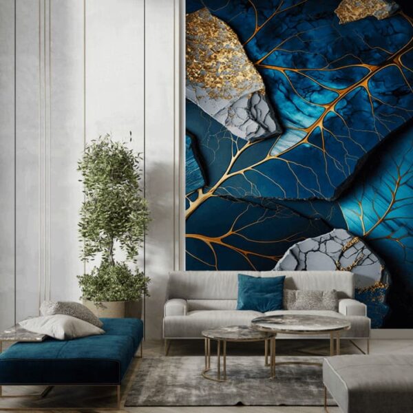 "Abstract Marble Ink Tiles Art for Homes & Offices" - Image 3