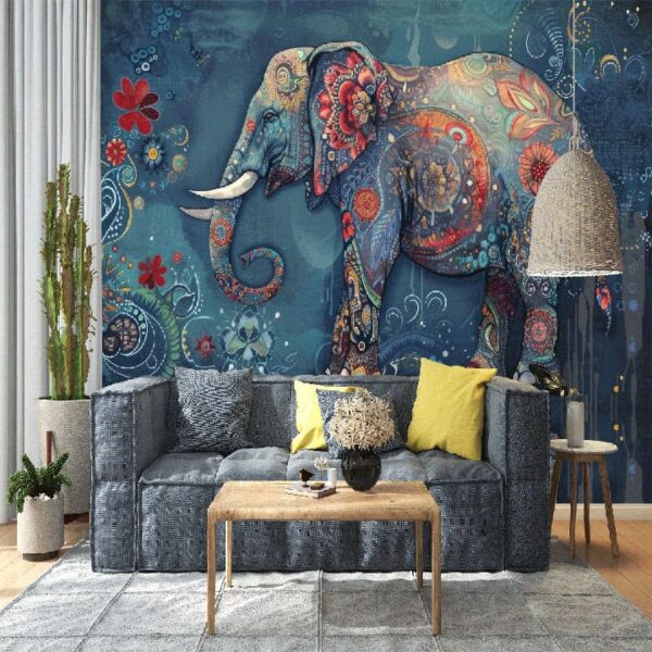 "Artistic Elephant Wallpaper" - Image 5