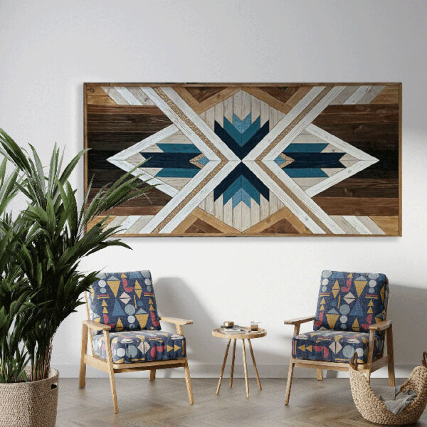 "Modern Boho Wooden Art" - Image 4