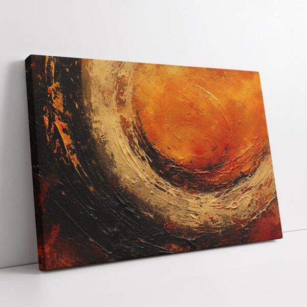 "Cosmic Swirl Abstract Wall Art – Luxury Handmade Textured Painting for Modern Interiors in Delhi, Gurgaon, Noida & India."